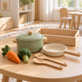 vpyyjj Little Chef Pretend Cooking Set — Lifestyle scene