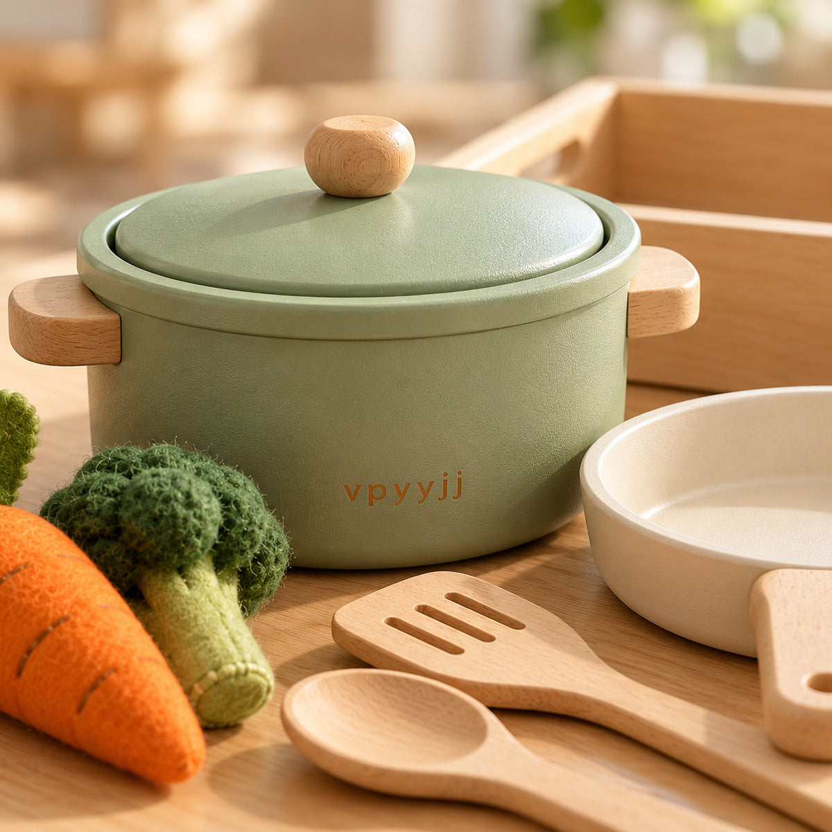 vpyyjj Little Chef Pretend Cooking Set — Product detail