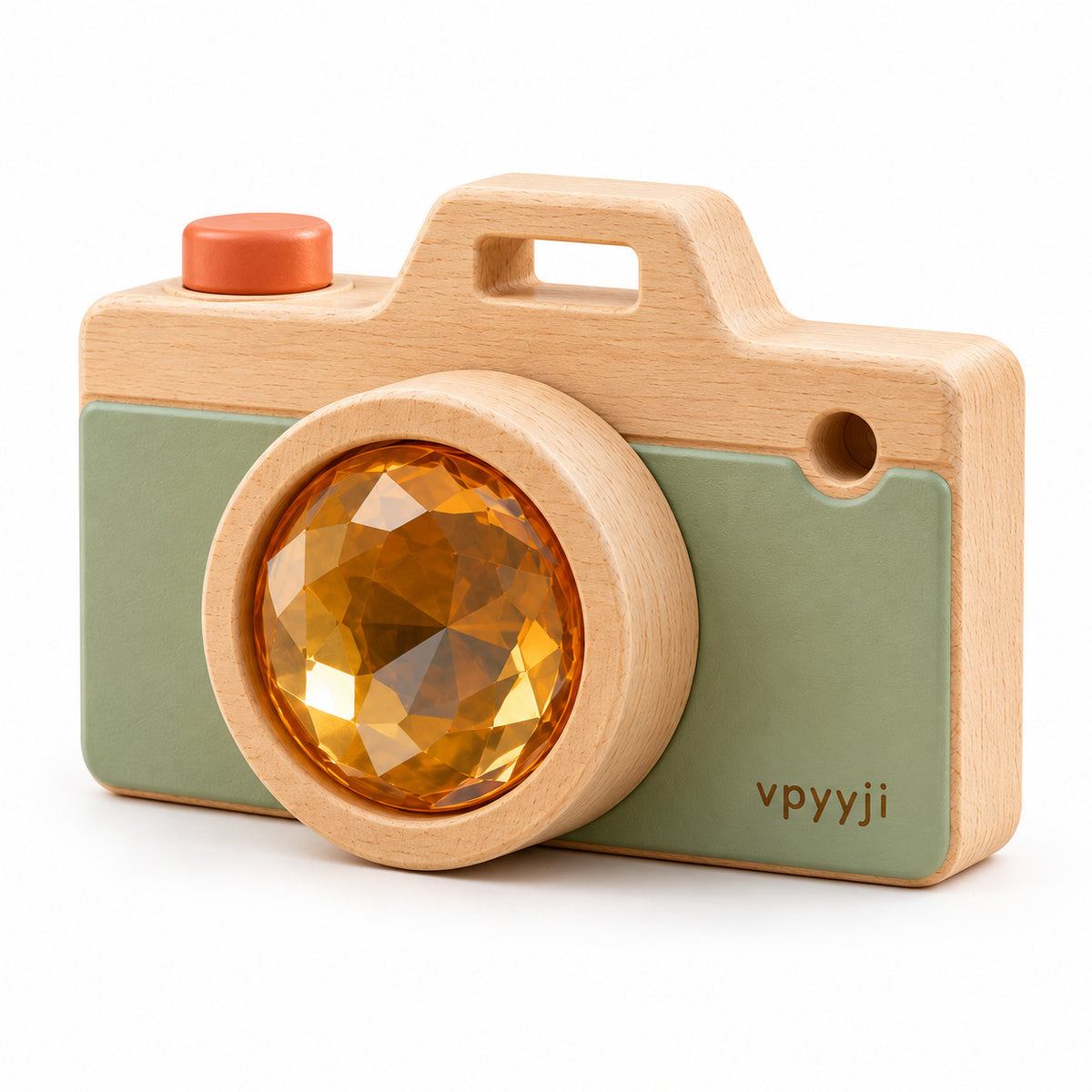 vpyyjj Adventure Wooden Camera — Complete set studio view