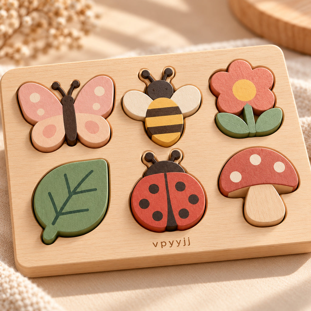 vpyyjj Garden Friends Shape Puzzle — Product detail