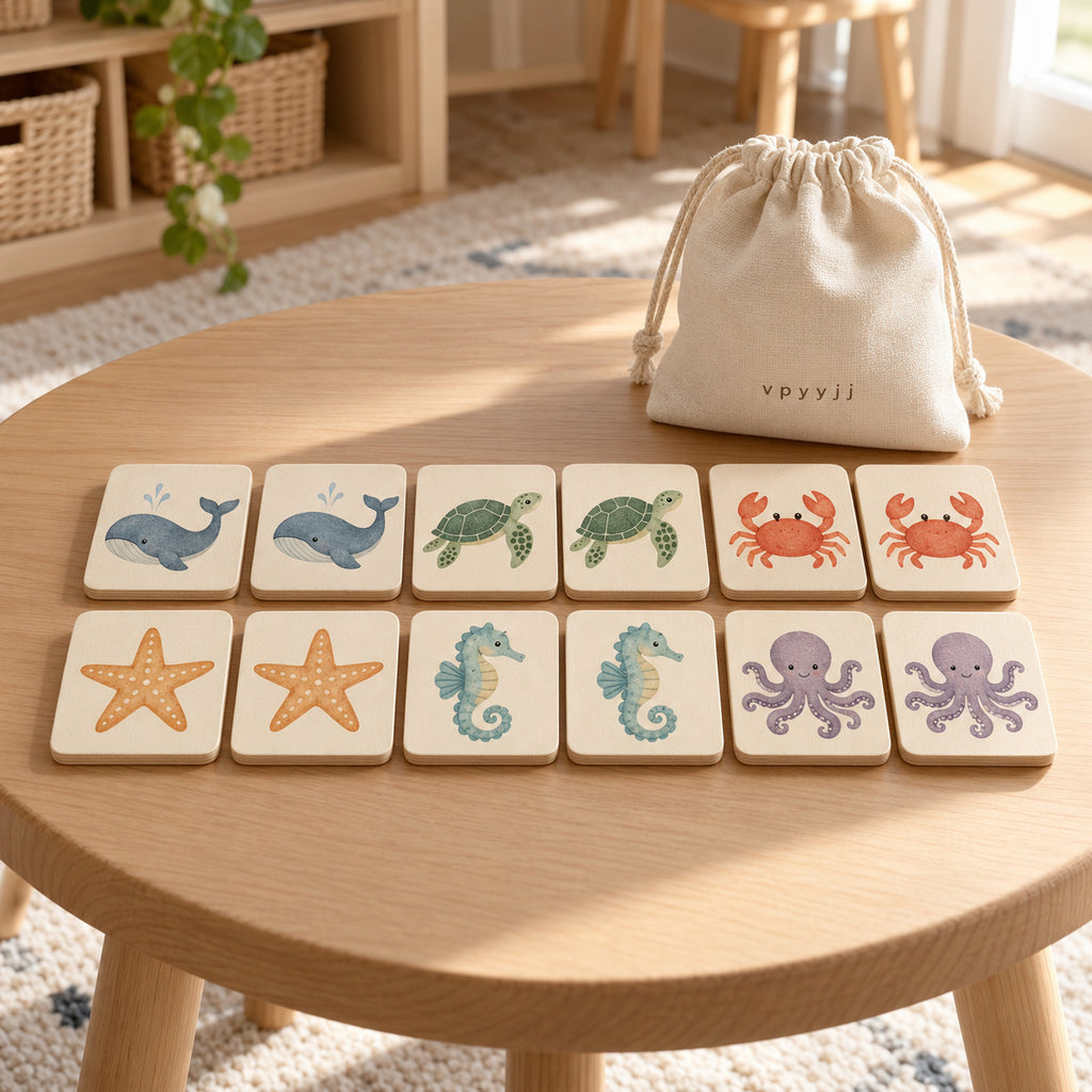 vpyyjj Ocean Explorer Matching Tiles — Lifestyle scene